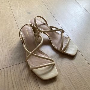 &Other Stories Yellow Strappy Heel